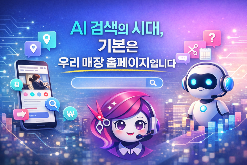 AI 검색의 시대, 기본은 우리 매장 홈페이지입니다