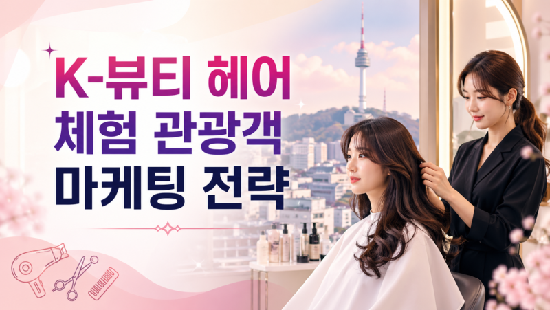 K뷰티 헤어 체험 관광객 마케팅 전략