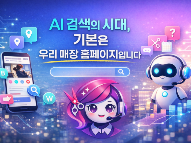 AI 검색의 시대, 기본은 우리 매장 홈페이지입니다