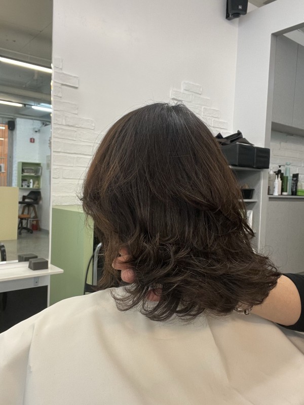 펌이 항상 실패하는 가는모발과 홈컬러손상1