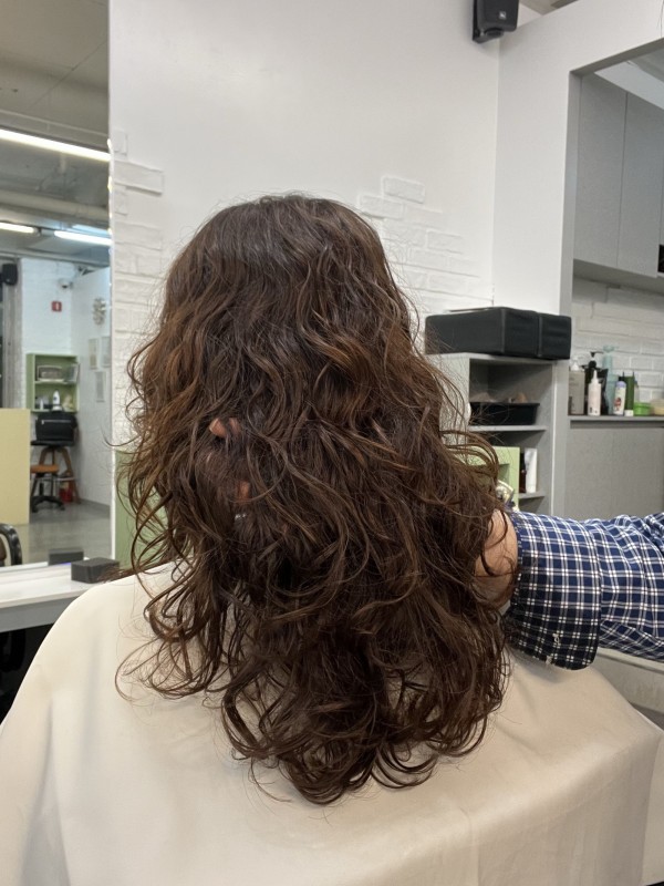 복대동 미용실 펌성공이 어려운 가는모발 셋팅펌6