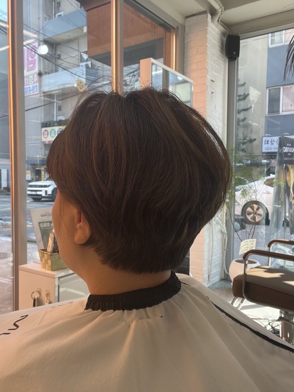 청주 복대동 미용실 보브펌 시술중1