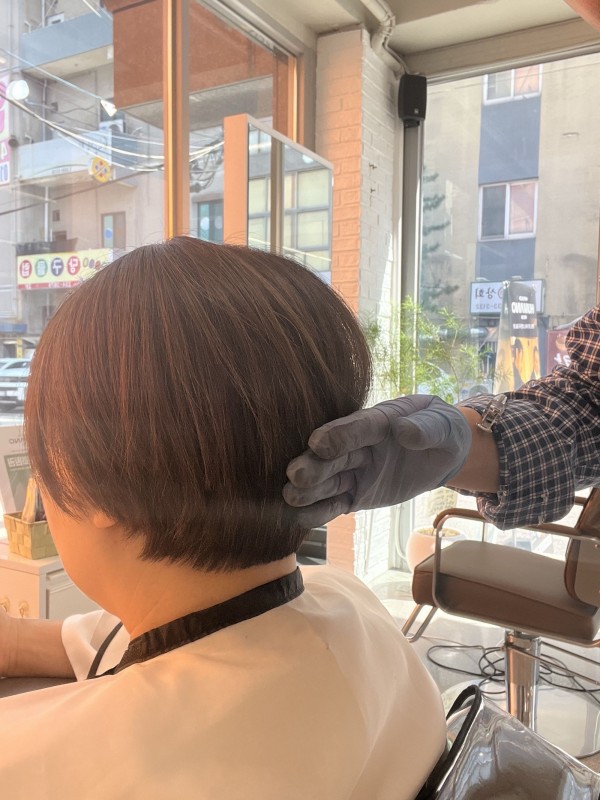 청주 복대동 미용실 보브펌 시술중3