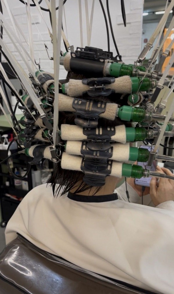 청주 복대동 미용실 보브단발 J컬펌 시술중