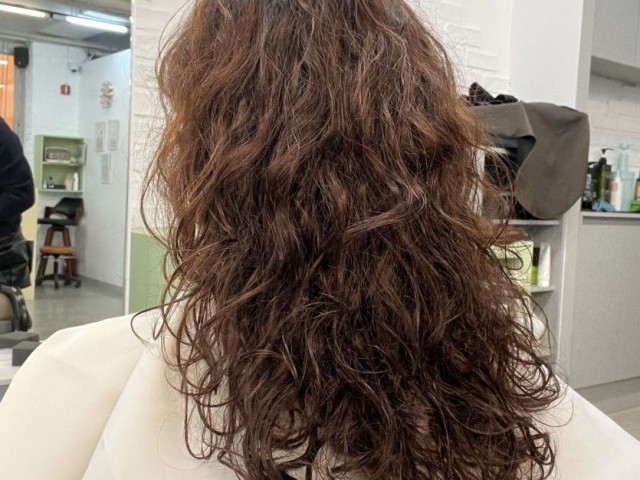 청주 복대동 미용실 히피 웨이브펌