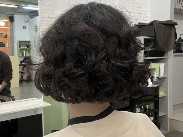 청주 복대동 미용실 단발S컬펌