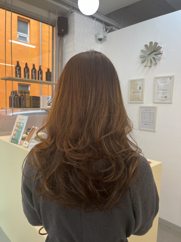 청주 복대동 미용실 매직셋팅 S컬펌 완성^^