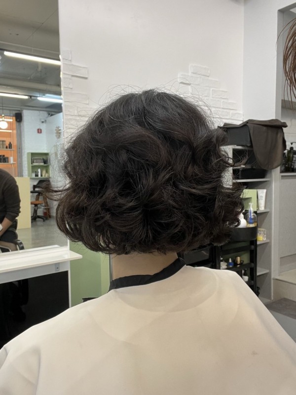 청주 복대동 미용실 단발S컬펌2