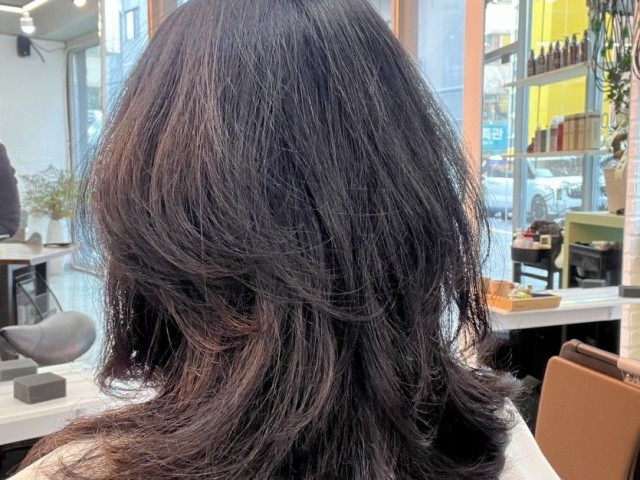 청주 복대동 미용실 매짓셋팅 C컬펌