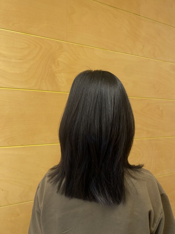 성신여대 미용실 여자 리프컷 후 볼륨매직2