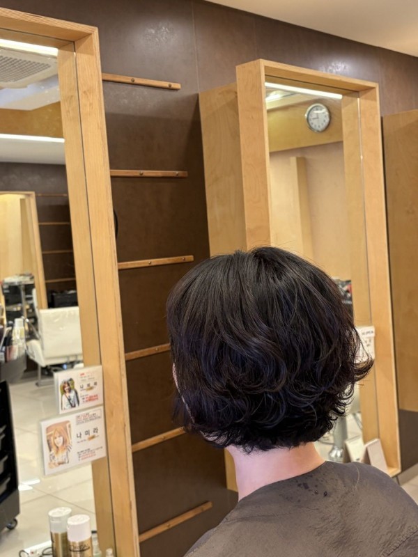 성신여대 미용실 볼륨셋팅펌1