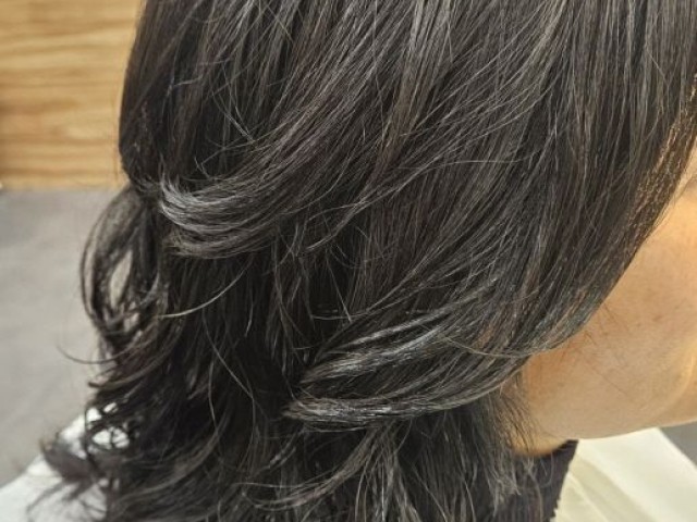 시흥 대야동 미용실에서 여자 디지털펌하신 고객님