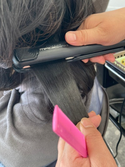 성신여대역미용실 살롱드바이퍼스트은비 바쁜 아침 똥손도 가능한 레이어드펌 허그펌 시술중4