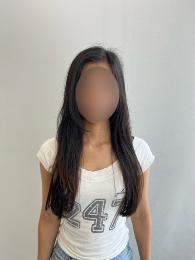 성신여대역미용실 살롱드바이퍼스트은비 분위기 전환하기 좋은 긴머리 레이어드펌 하이레이어드펌 상담중 앞모습