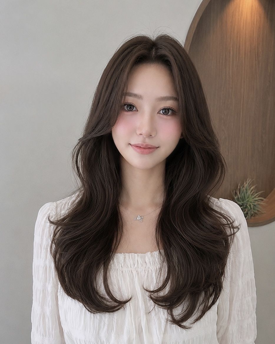 여름 긴머리펌, 가볍고 우아한 엘리자벳펌 성신여대 살롱드바이퍼스트 은비