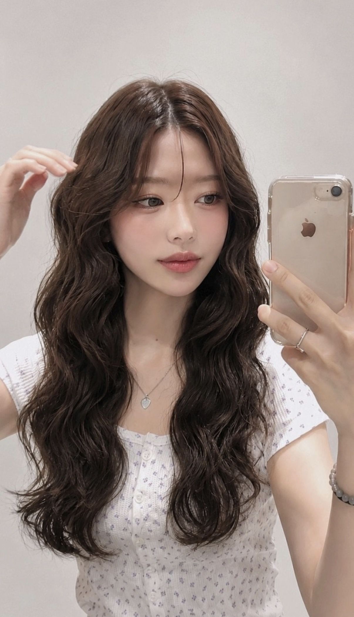 여름 분위기와 찰떡 젤리펌 땅콩형 얼굴 커버