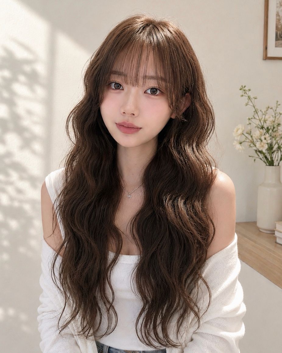 성신여대미용실 살롱드바이퍼스트은비 땅콩얼굴형 헤어스타일, 탱글한 젤리펌 추천
