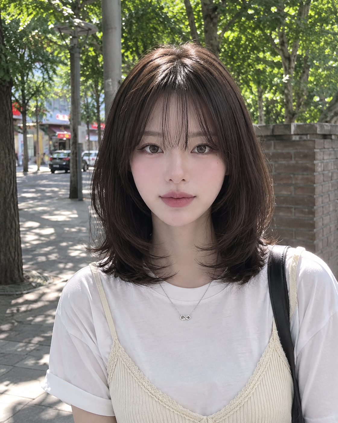 성신여대역미용실 살롱드바이퍼스트은비 중단발 레이어드C컬펌, 손질 편하고 예쁜 얼굴선 디자인