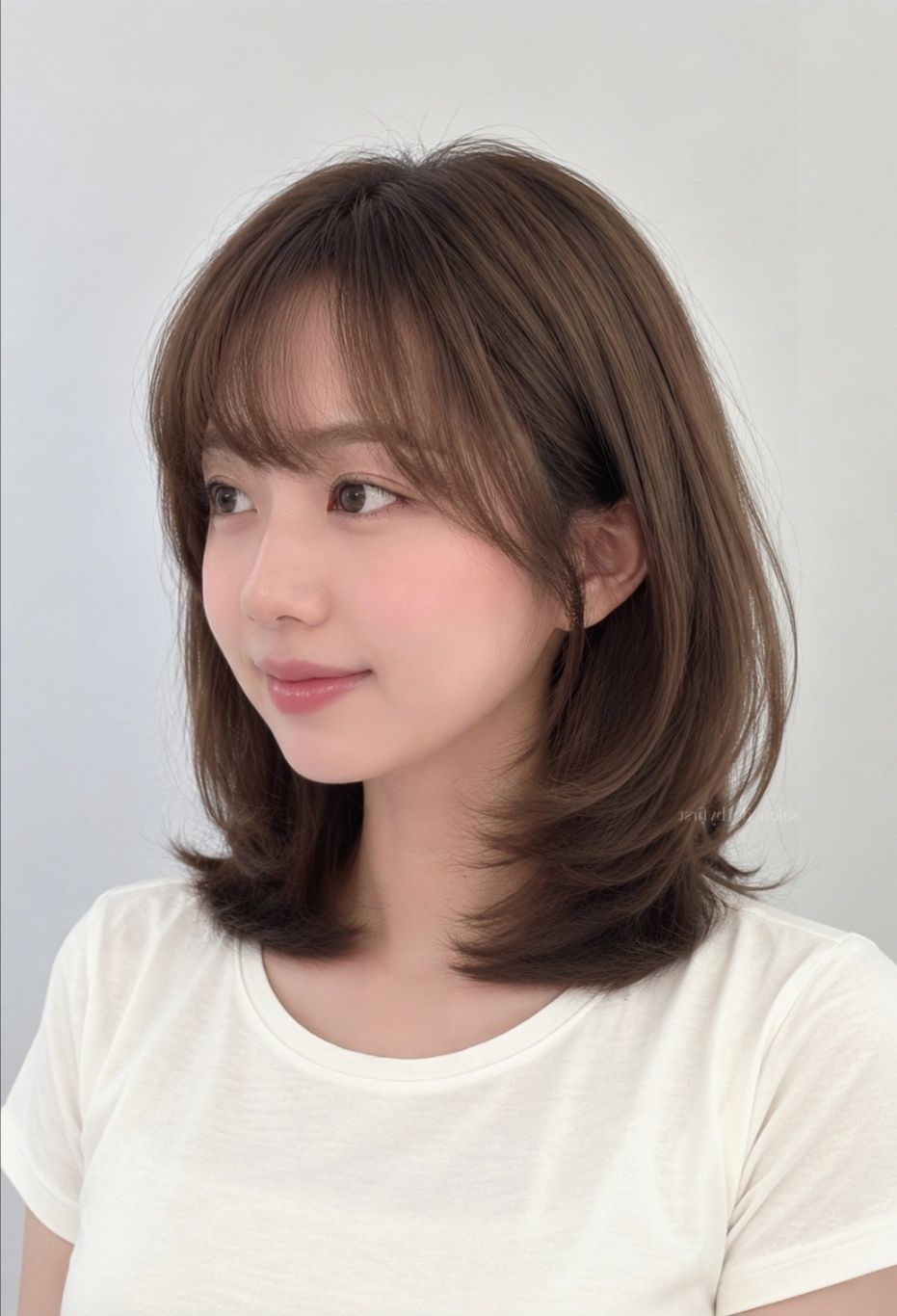 성신여대미용실 중단발이 자꾸 쳐저 보인다면 허그펌 + 뿌리 볼륨펌으로 탑볼륨을 살롱드바이퍼스트에서 추천