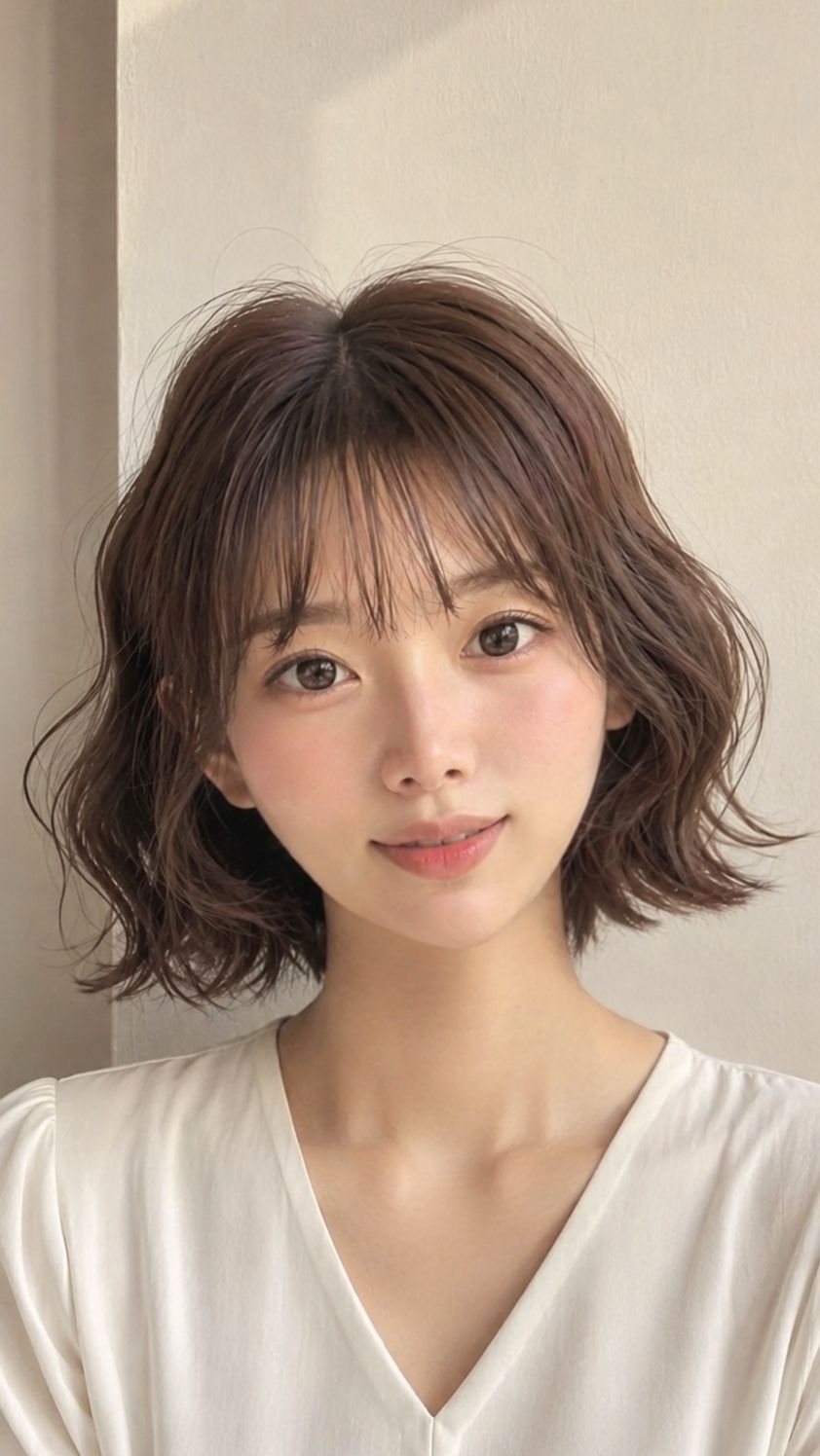 성신여대 단발펌, C컬은 심심하고 웨이브는 부담스럽다면? 자연스러운 퓨링펌 어떻세요? 살롱드바이퍼스트에서