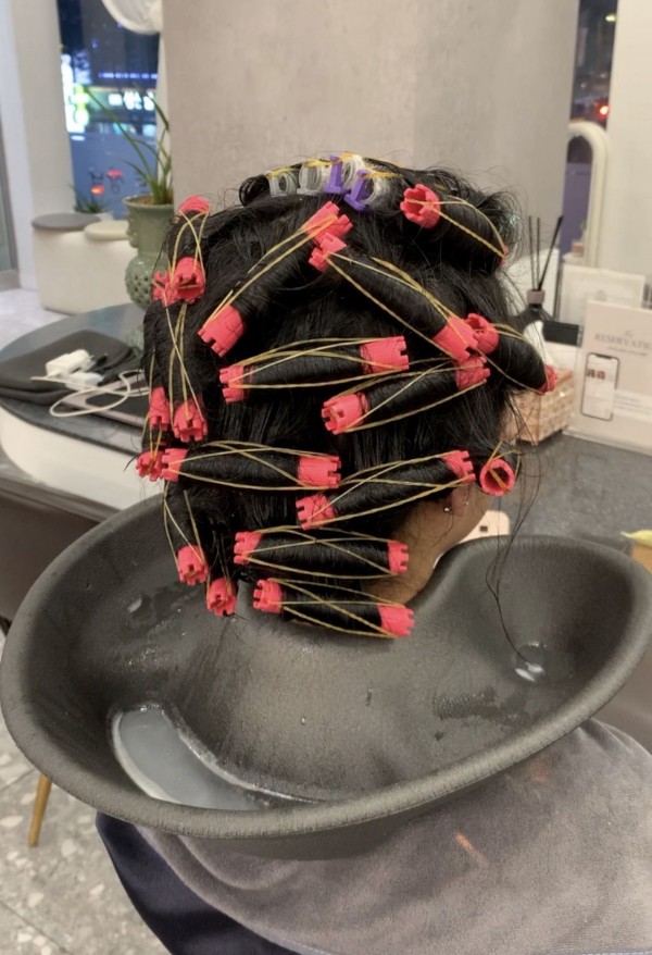 성북구 미용실 긴머리 젤리펌 중화