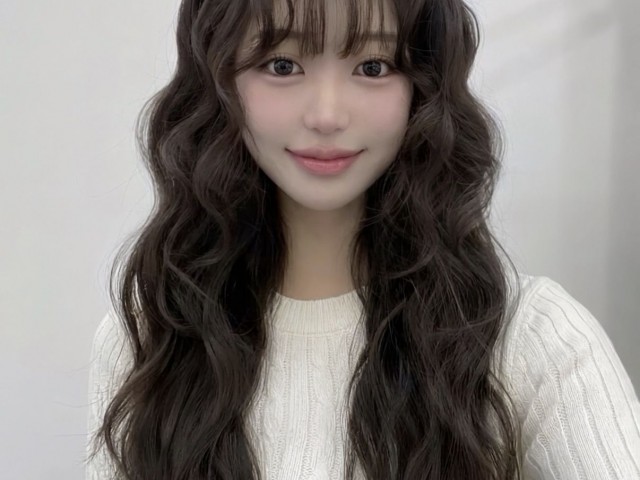 성북구미용실 살롱드바이퍼스트은비 긴머리 젤리펌｜광대 커버 & 자연스러운 …