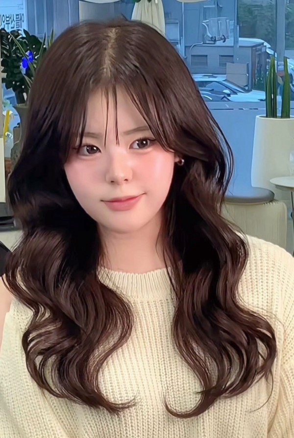 성신여대역 미용실 살롱드바이퍼스트 은비 그레이스펌 시술후 정면 모