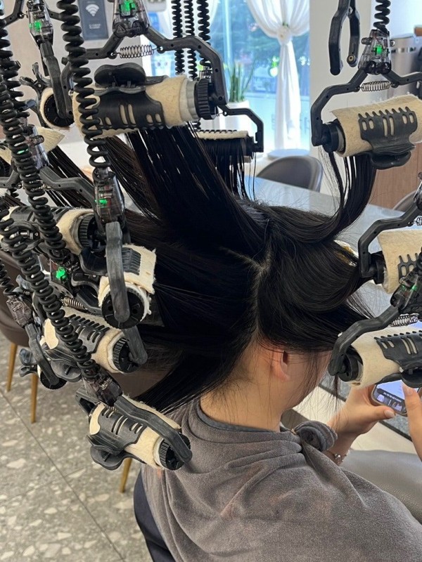 성신여대역미용실 살롱드바이퍼스트은비 여신머리 사랑스러운 그레이스펌 시술중5