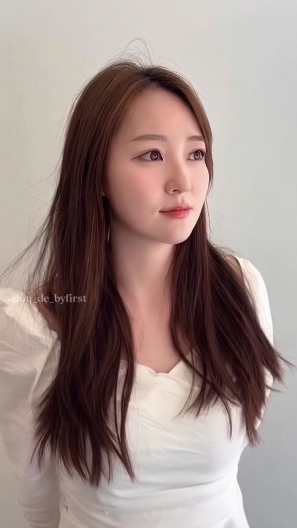 성신여대 미용실 그레이스펌 시술후 좌측