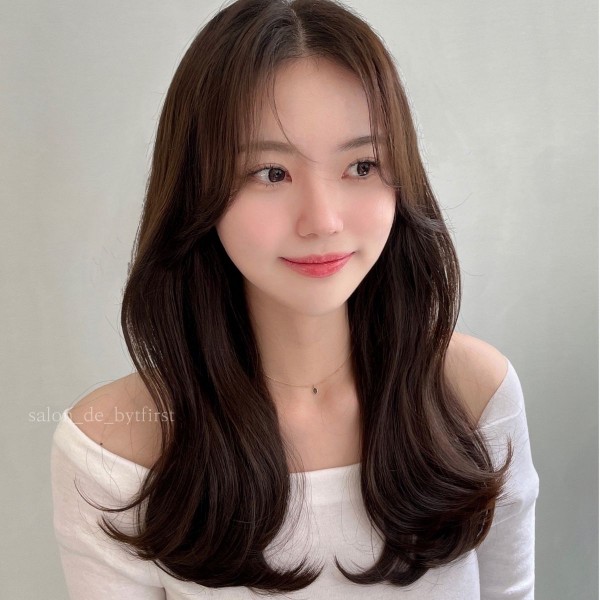 성신여대 미용실 엘리자벳펌 완성사진