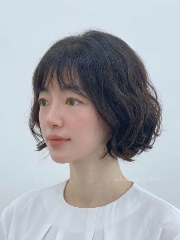 성신여대 미용실 단발웨이브 퓨링펌7