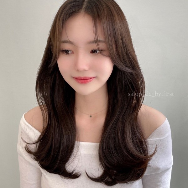 성신여대 미용실 엘리자벳펌 완성사진