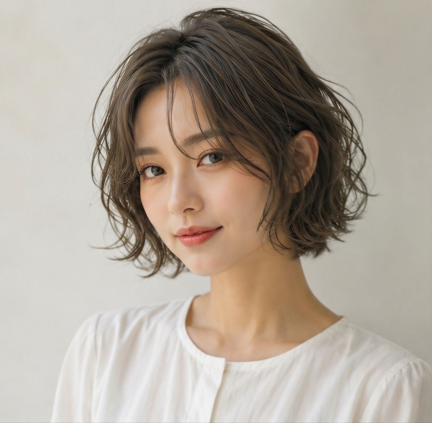 단발머리 히피펌 뿌리아이롱 성신여대 미용실 마타헤어에서