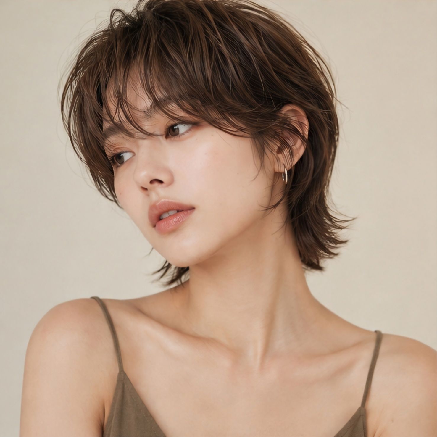 톰보이컷 뿌리아이롱펌 성신여대 미용실 마타헤어에서