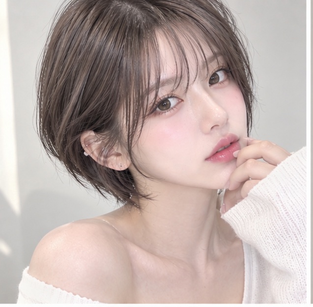 보브 숏컷 & 볼륨매직펌 + 뿌리아이롱 성신여대 미용실 마타헤어에서