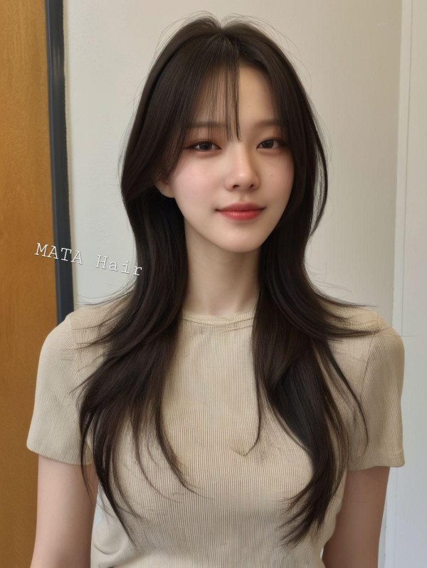 성신여대 미용실 루즈허쉬펌  다크 애쉬 브라운