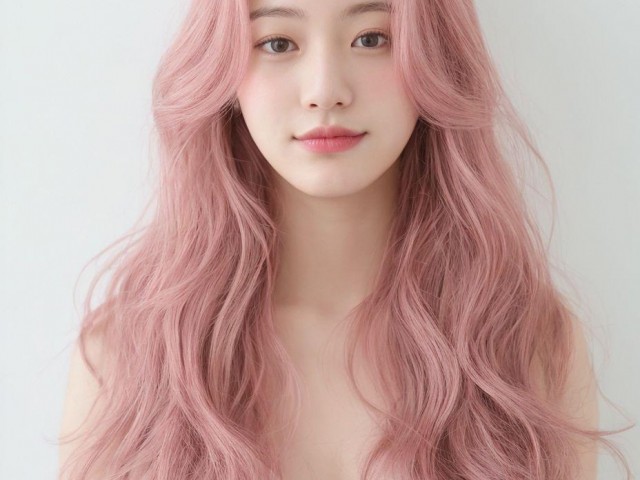 성신여대 미용실 핑크염색 탈색 레이어드컷