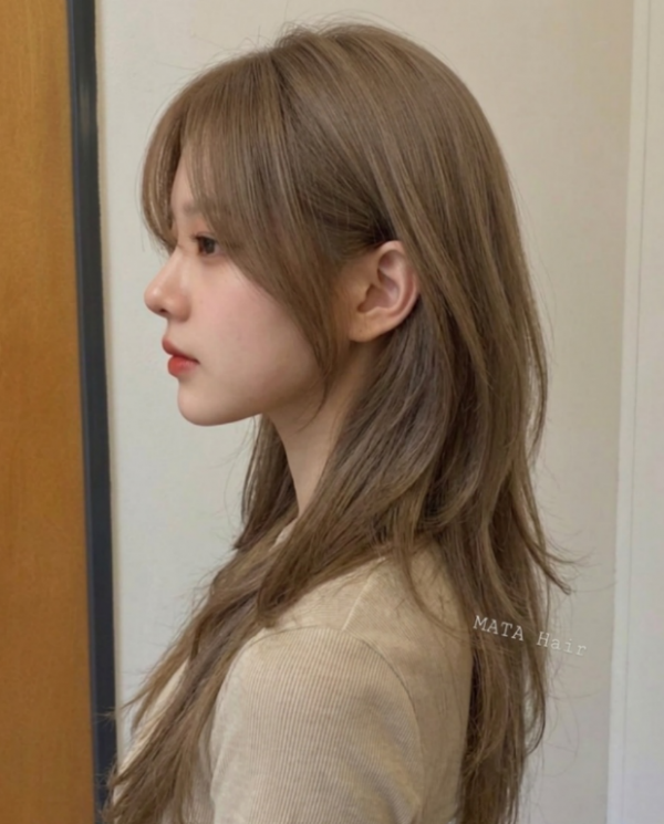 성신여대 미용실 긴머리 허쉬컷 코토리 베이직 염색2