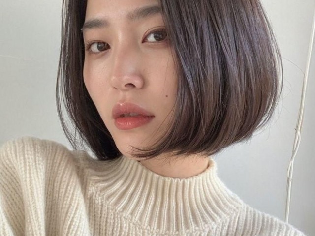 성신여대 미용실 단발 테슬컷 단발 보브컷 C컬 볼륨매직