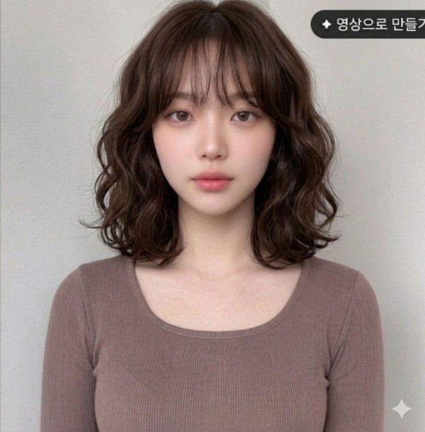 단발 웨이브 셋팅펌1