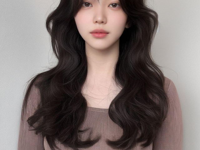 성신여대 미용실 레이어드 볼륨 셋팅 다크 애쉬 브라운