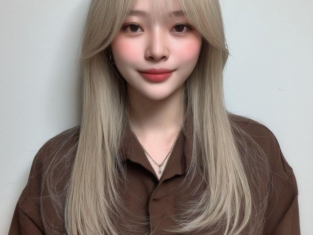 성신여대 미용실 백금발 슬리컷 탈색