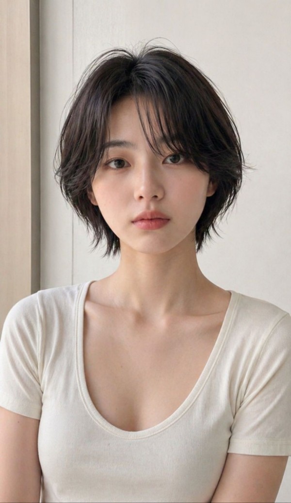 숏컷 볼륨매직1