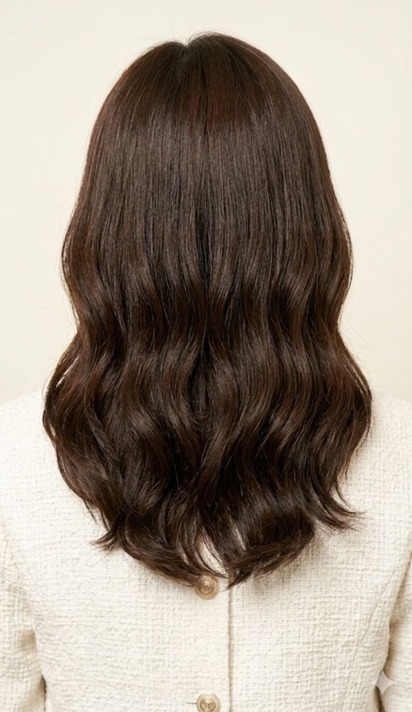 긴머리 매트 브라운 물결펌2