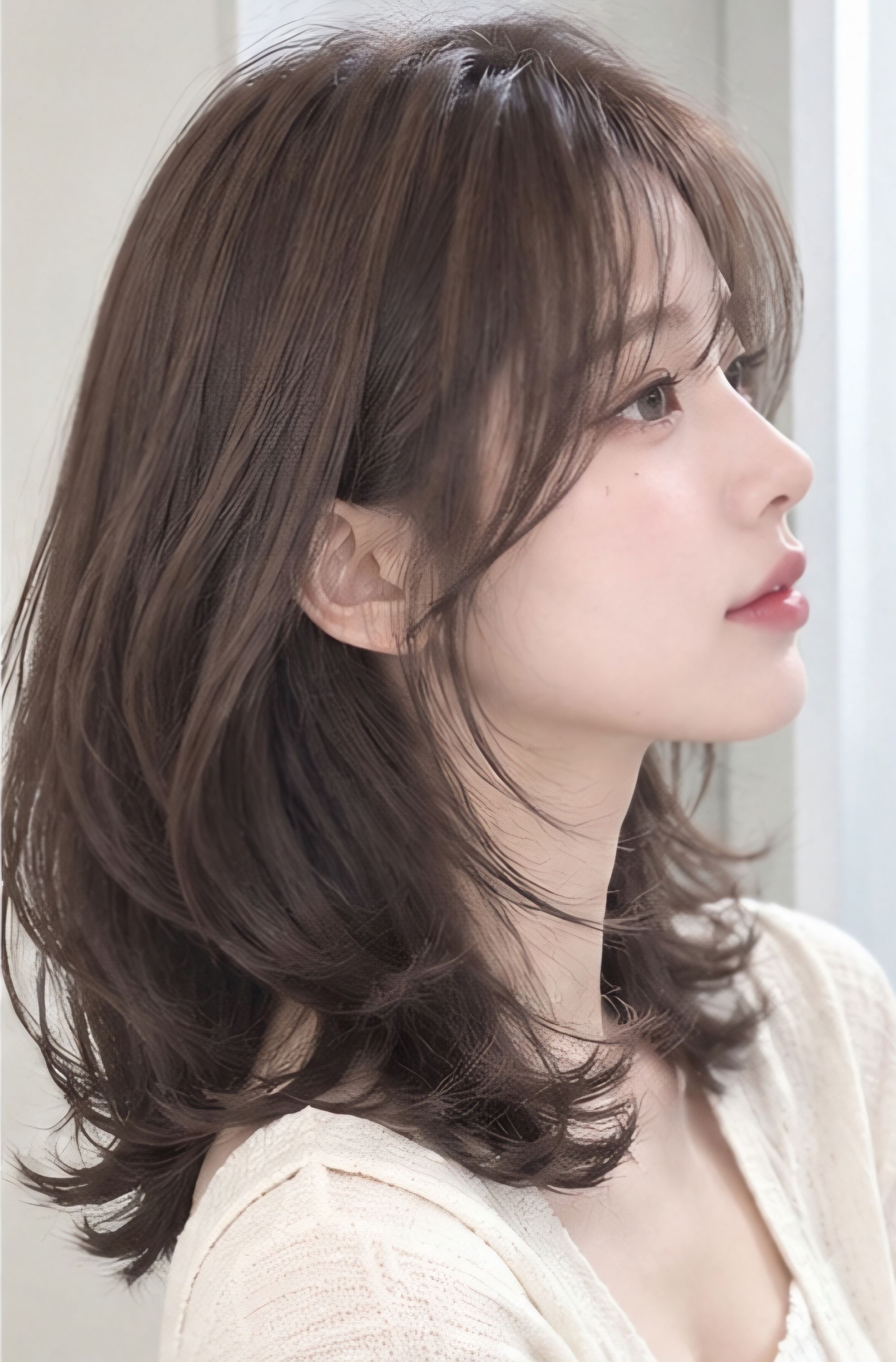 성신여대미용실 미디움레이어컷 빌드펌 후기