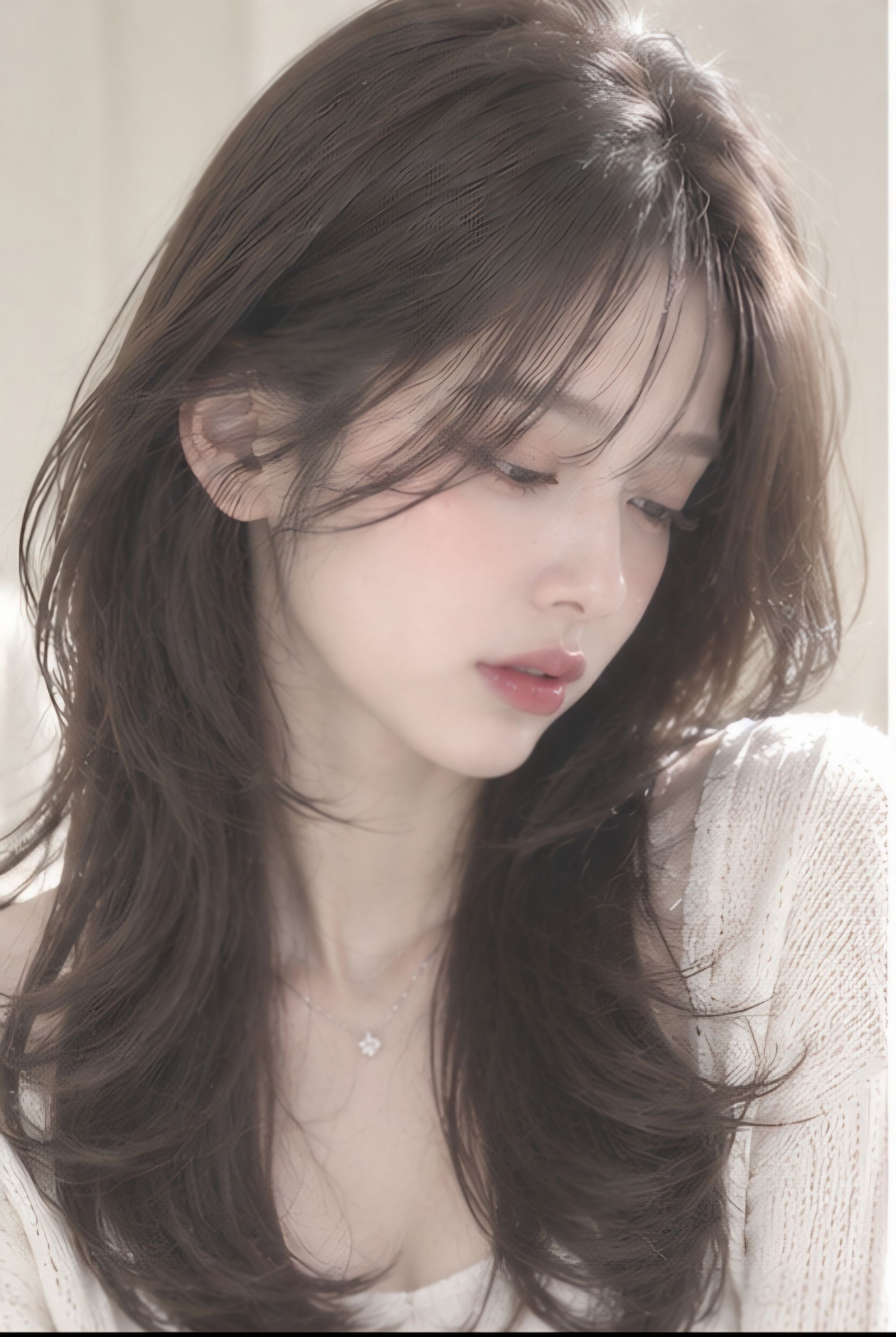 성신여대미용실 롱헤어허쉬컷, 가볍고 자연스러운 레이어드 스타일]