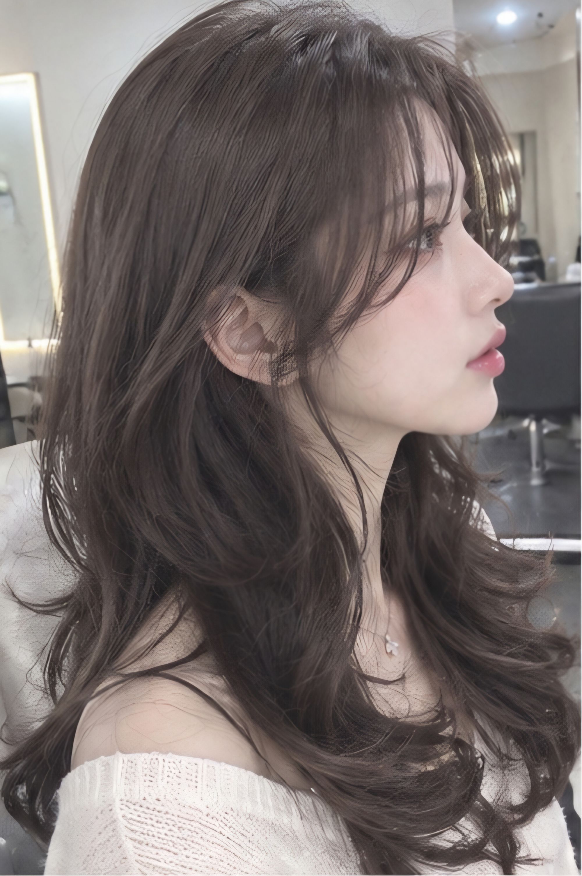 성신여대미용실 롱헤어 매직셋팅 S컬펌 후기｜자연스러운 볼륨과 우아한 웨이브