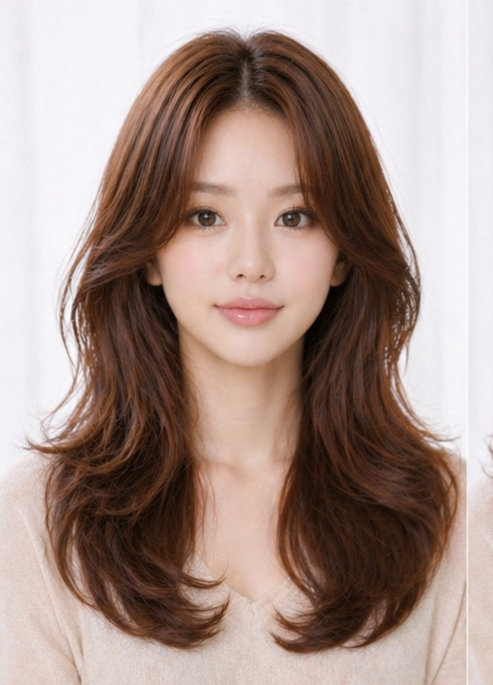 여리여리한 분위기 완성 레이어드 빌드펌 스타일3