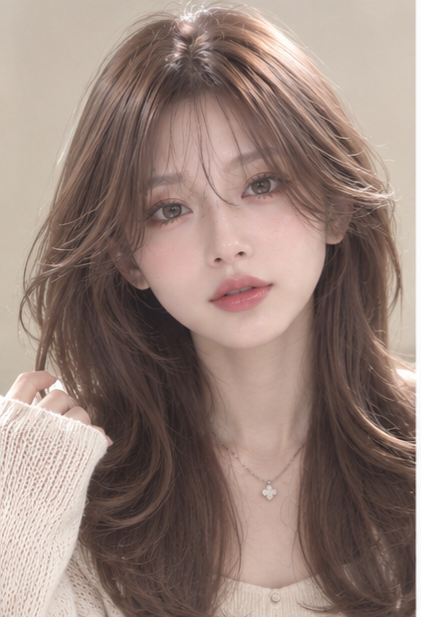성신여대미용실｜가을 분위기 가득한 롱헤어 레이어드컷 & 가을염색