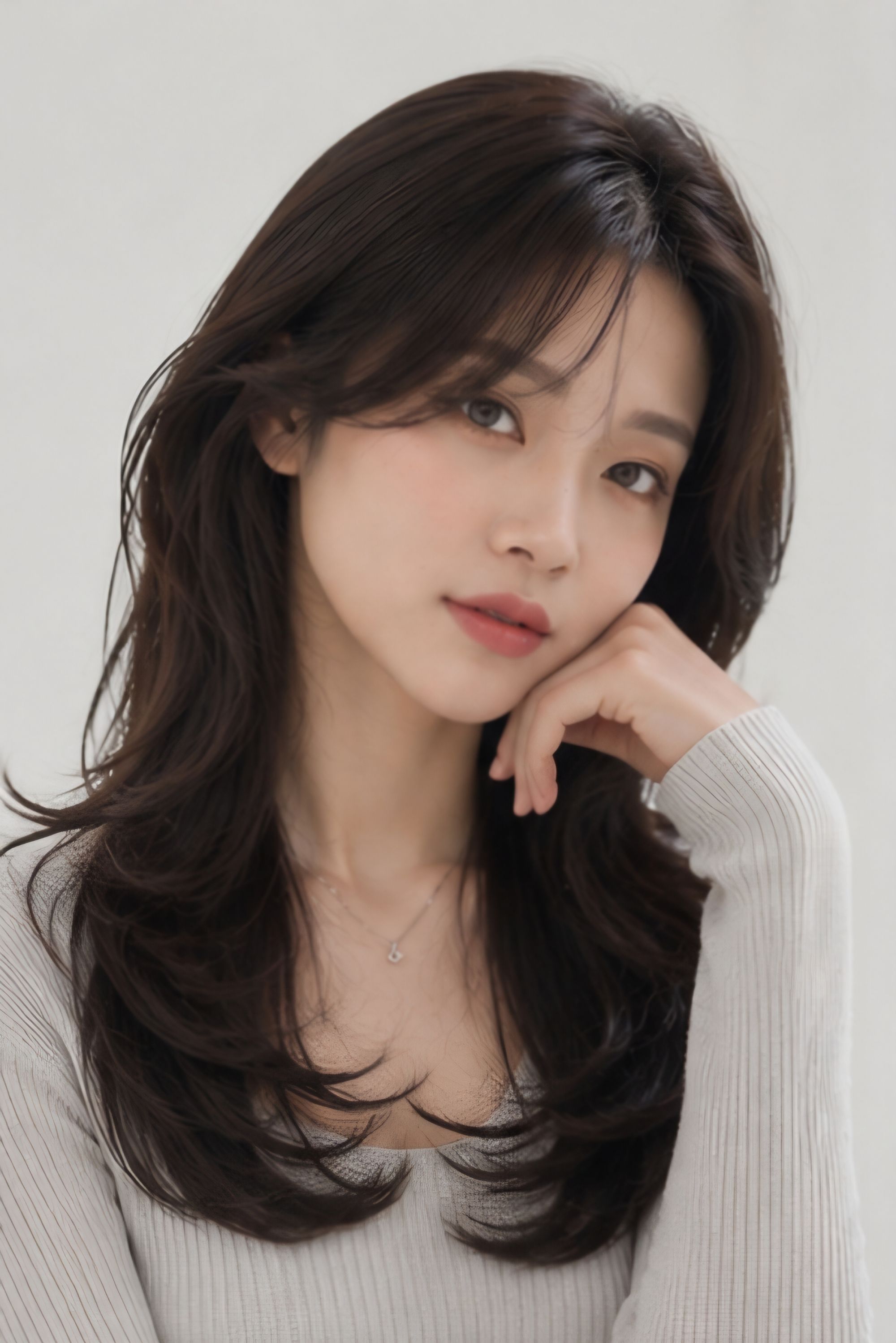 성신여대미용실 롱헤어 레이어드컷 C컬펌 후기｜차분한 볼륨과 자연스러운 레이어드